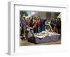 The Resurrection of the Son of the Widow of Nain 19Th-Century Print-Stefano Bianchetti-Framed Giclee Print