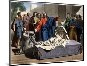 The Resurrection of the Son of the Widow of Nain 19Th-Century Print-Stefano Bianchetti-Mounted Giclee Print