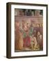 The Resurrection of Theophilus, the Son of the King of Antioch, Detail of St. Peter and Theophilus-Masolino And Filippino Lippi Masaccio-Framed Giclee Print