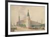 The Resurrection Square and the Alexander Garden in Moscow-Joseph Vivien-Framed Giclee Print