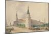 The Resurrection Square and the Alexander Garden in Moscow-Joseph Vivien-Mounted Giclee Print