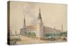 The Resurrection Square and the Alexander Garden in Moscow-Joseph Vivien-Stretched Canvas