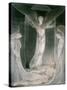The Resurrection: the Angels Rolling Away the Stone from the Sepulchre-William Blake-Stretched Canvas