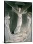 The Resurrection: the Angels Rolling Away the Stone from the Sepulchre-William Blake-Stretched Canvas