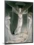 The Resurrection: the Angels Rolling Away the Stone from the Sepulchre-William Blake-Mounted Premium Giclee Print