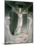 The Resurrection: the Angels Rolling Away the Stone from the Sepulchre-William Blake-Mounted Giclee Print