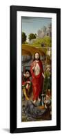 The Resurrection, with the Pilgrims of Emmaus, c.1510-Gerard David-Framed Giclee Print