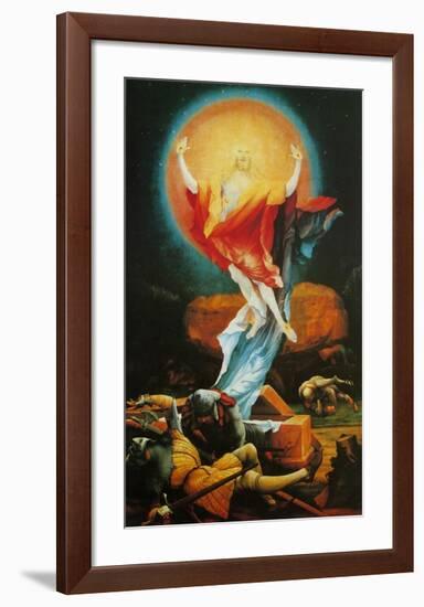 The Resurrection-Matthias Gruenewald-Framed Art Print