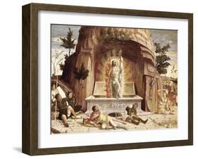 The Resurrection-Andrea Mantegna-Framed Art Print