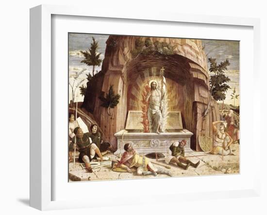 The Resurrection-Andrea Mantegna-Framed Art Print