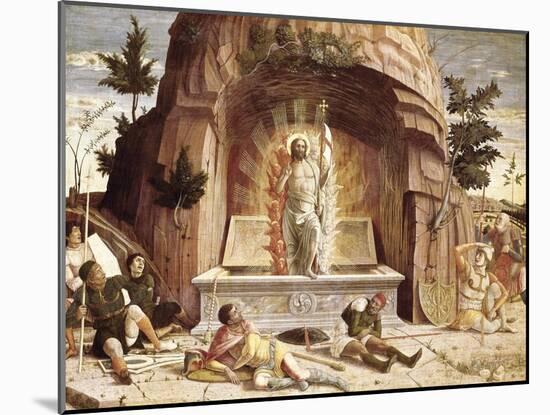The Resurrection-Andrea Mantegna-Mounted Art Print