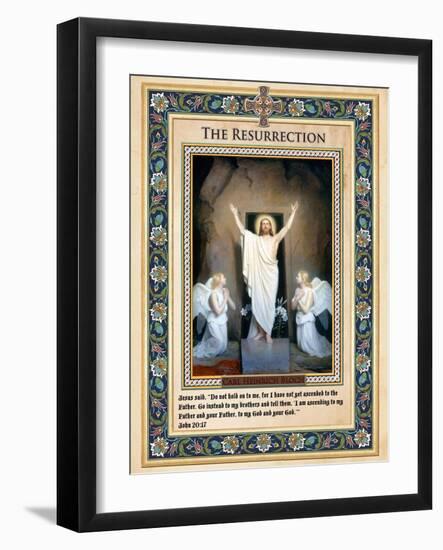 The Resurrection-Carl Bloch-Framed Giclee Print