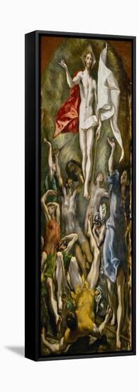 The Resurrection-El Greco-Framed Stretched Canvas