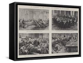 The Retirement of Lord Salisbury, the Ex-Premier and His Successor-Thomas Walter Wilson-Framed Stretched Canvas