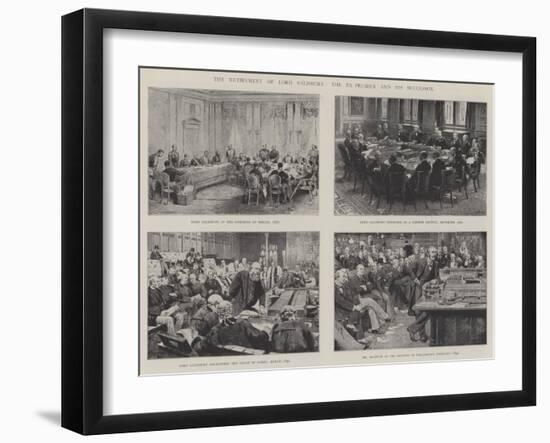 The Retirement of Lord Salisbury, the Ex-Premier and His Successor-Thomas Walter Wilson-Framed Giclee Print