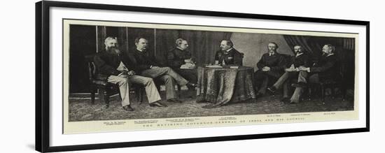 The Retiring Governor-General of India and His Council-null-Framed Giclee Print