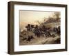 The Retreat of the French Artillery-Alphonse De Neuville-Framed Giclee Print