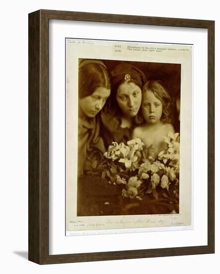 The Return After Three Days, c.1865-Julia Margaret Cameron-Framed Photographic Print