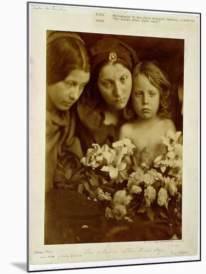 The Return After Three Days, c.1865-Julia Margaret Cameron-Mounted Photographic Print