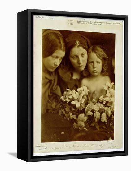 The Return After Three Days, c.1865-Julia Margaret Cameron-Framed Stretched Canvas