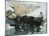 The Return from Fishing-Joaquín Sorolla y Bastida-Mounted Giclee Print