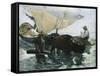 The Return from Fishing-Joaquín Sorolla y Bastida-Framed Stretched Canvas