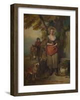 'The Return from Market', 1786, (1938)-Francis Wheatley-Framed Giclee Print