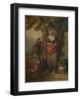 'The Return from Market', 1786, (1938)-Francis Wheatley-Framed Giclee Print