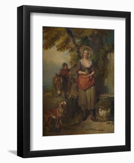 'The Return from Market', 1786, (1938)-Francis Wheatley-Framed Giclee Print