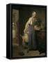 The Return from Market-Jean-Baptiste Simeon Chardin-Framed Stretched Canvas