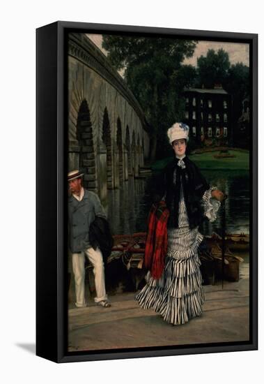 The Return from the Boating Trip, 1873-James Jacques Joseph Tissot-Framed Stretched Canvas