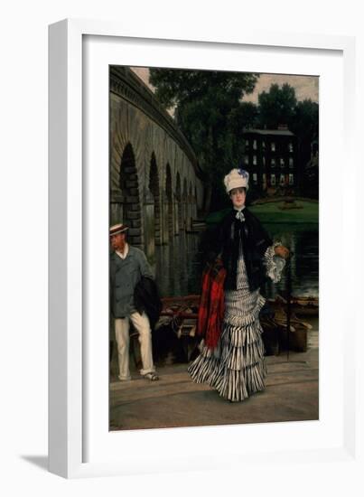 The Return from the Boating Trip, 1873-James Jacques Joseph Tissot-Framed Giclee Print