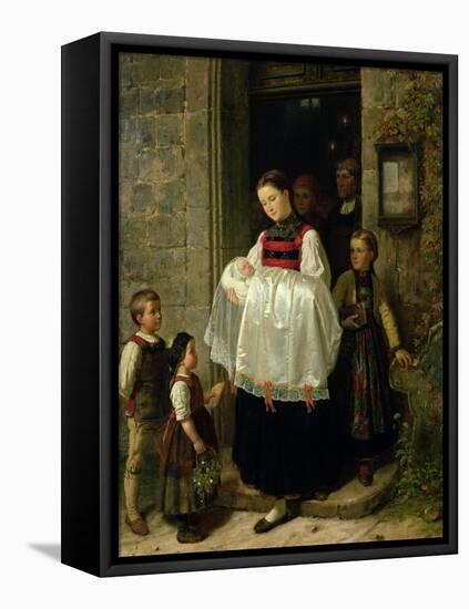 The Return from the Christening-Hubert Salentin-Framed Stretched Canvas