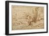 The Return from the Flight-Annibale Carracci-Framed Giclee Print