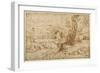 The Return from the Flight-Annibale Carracci-Framed Giclee Print