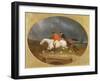 The Return from the Hunt in the Rain-John Frederick Herring Jnr-Framed Giclee Print