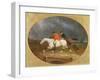 The Return from the Hunt in the Rain-John Frederick Herring Jnr-Framed Giclee Print