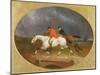 The Return from the Hunt in the Rain-John Frederick Herring Jnr-Mounted Giclee Print