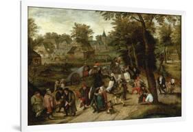 The Return from the Kermesse-Pieter Breugel the Elder-Framed Giclee Print