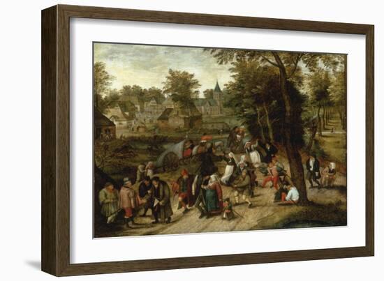 The Return from the Kermesse-Pieter Breugel the Elder-Framed Giclee Print