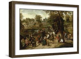 The Return from the Kermesse-Pieter Breugel the Elder-Framed Giclee Print