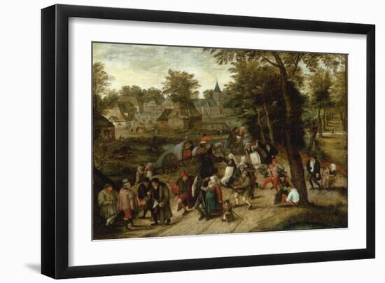 The Return from the Kermesse-Pieter Breugel the Elder-Framed Giclee Print