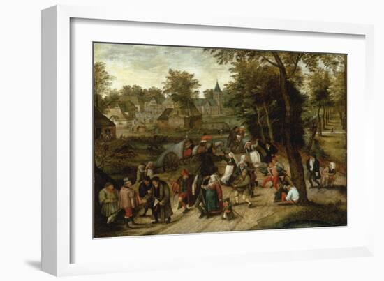 The Return from the Kermesse-Pieter Breugel the Elder-Framed Giclee Print