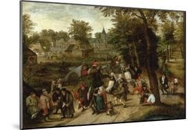 The Return from the Kermesse-Pieter Breugel the Elder-Mounted Giclee Print