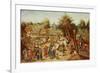 The Return from the Kermesse-Pieter Brueghel the Younger-Framed Giclee Print