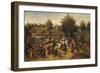 The Return from the Village Fair-Pieter Brueghel the Younger-Framed Giclee Print