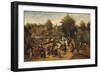 The Return from the Village Fair-Pieter Brueghel the Younger-Framed Giclee Print