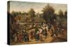 The Return from the Village Fair-Pieter Brueghel the Younger-Stretched Canvas