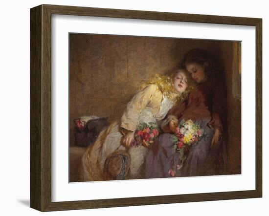 The Return Home, 1873-George Elgar Hicks-Framed Giclee Print