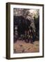 The Return March In The Tuileries-James Tissot-Framed Art Print